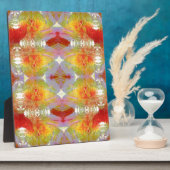 Parrot veren patroon fotoplaat (Zijkant)