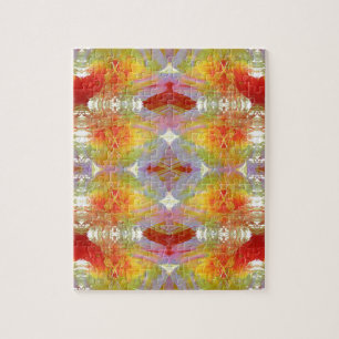 Parrot veren patroon legpuzzel