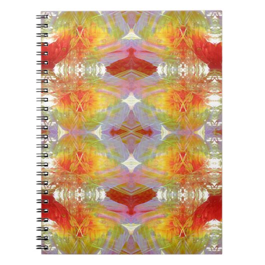 Parrot veren patroon notitieboek (Voorkant)