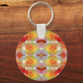 Parrot veren patroon sleutelhanger (Voorkant)