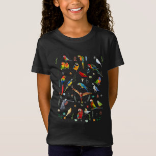 Parrot vogels grappig t-shirt