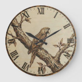 Parrot Wall Clock Grote Klok (Voorkant)