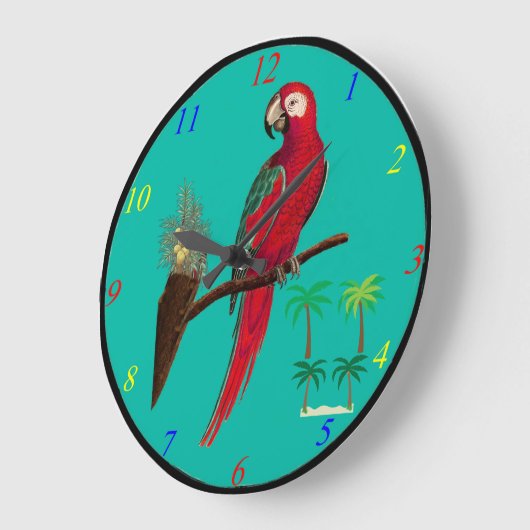 Parrot Wall klok (Hoek)