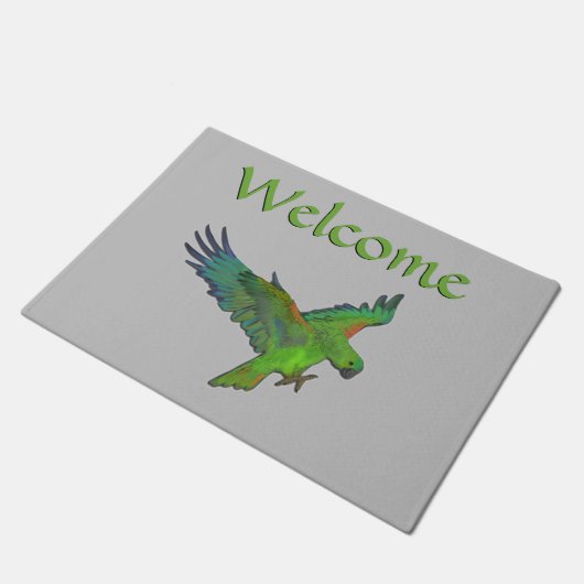 Parrot Welkom Deurmat (Schuin)