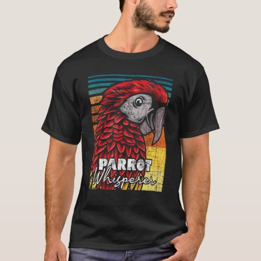Parrot Whisperer Dier Natuur Birdwatcher Zooke T-shirt (Voorkant)
