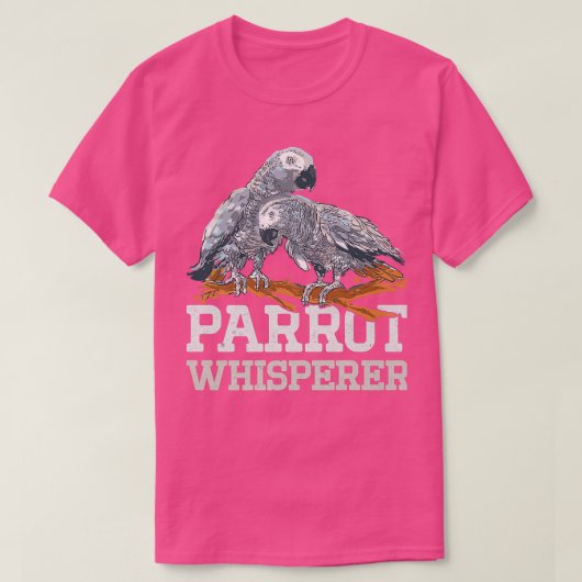 Parrot Whisperer Funny Parrot Bird Lover 1 T-shirt (Design voorkant)