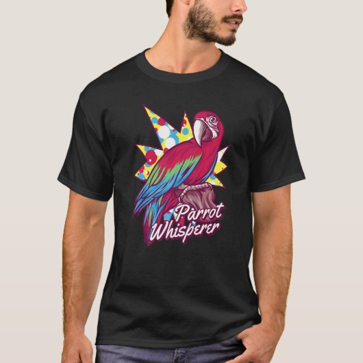 Parrot Whisperer Parrot Talking Birds T-shirt (Voorkant)