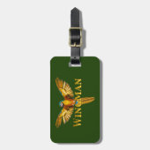 Parrot Wingman Bagagelabel (Voorkant verticaal)