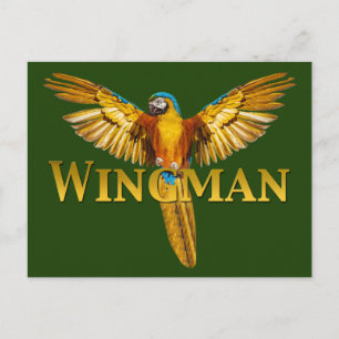 Parrot Wingman Briefkaart