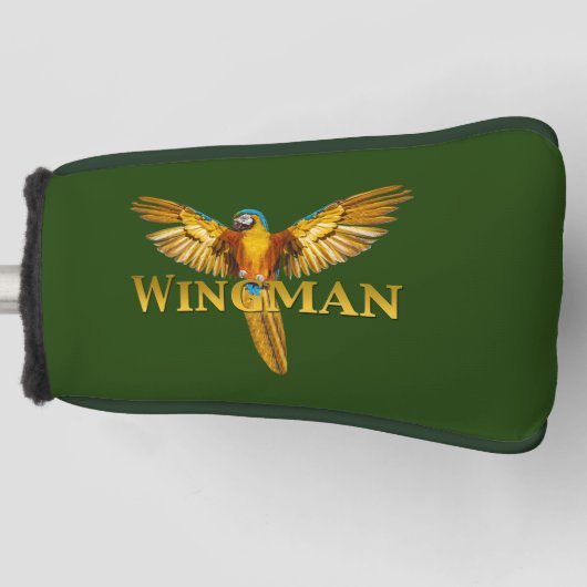 Parrot Wingman Golfheadcover (Voorkant)