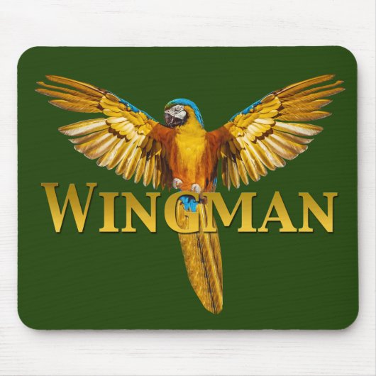 Parrot Wingman Muismat (Voorkant)