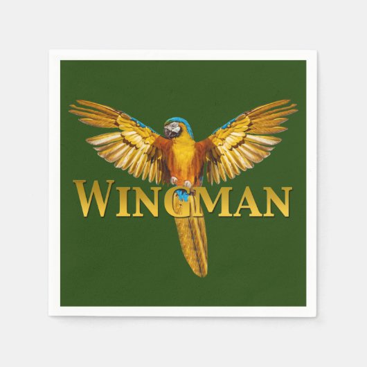 Parrot Wingman Servet (Voorkant)