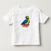 Parrot with Donut Kinder Shirts (Voorkant)