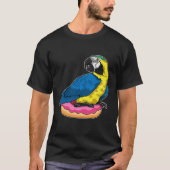 Parrot with Donut T-shirt (Voorkant)