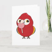 Parrot with Lollipop Kaart (Voorkant)