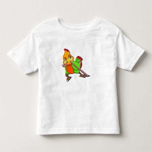 Parrot with Worm Kinder Shirts (Voorkant)