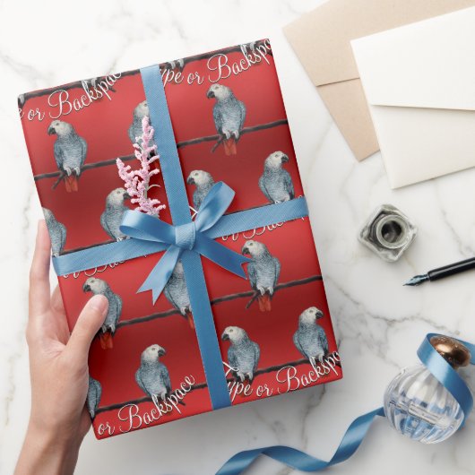 Parrot Wrapping Paper Specialized African Grey Cadeaupapier (Geschenken)