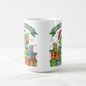 Parrot-y Merry Christmas – Cute Festive Parrot Hol Koffiemok (Center)