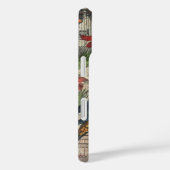 Parrot Yellow Tropical Antiek Flower Case-Mate iPhone Case (Achterkant / Rechts)