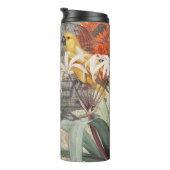 Parrot Yellow Tropical Antiek Flower Thermosbeker (Geroteerd rechts)