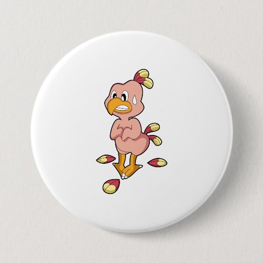 Parrot zonder veren.PNG Ronde Button 7,6 Cm (Voorkant)