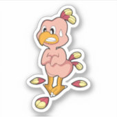 Parrot zonder veren.PNG Sticker (Voorkant)