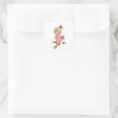 Parrot zonder veren.PNG Vierkante Sticker (Tas)