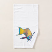 Parrotfish - Abstract Ontwerp - Knippen uit foto | Bad Handdoek (Handdoek)