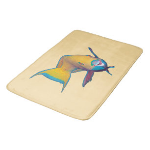 Parrotfish - Abstract Ontwerp - Knippen uit foto   Badmat