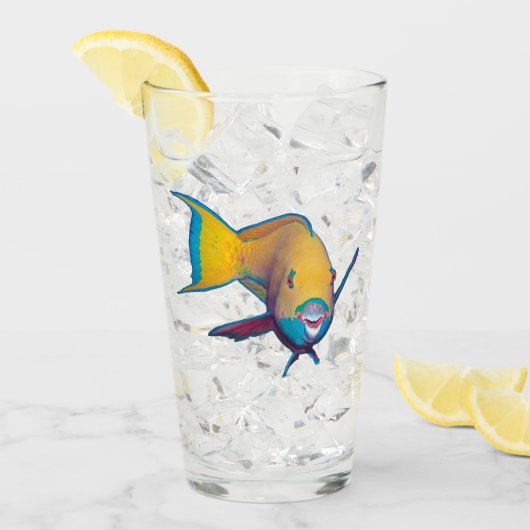 Parrotfish - Abstract Ontwerp - Knippen uit foto | Glas (Voorkant ijs)