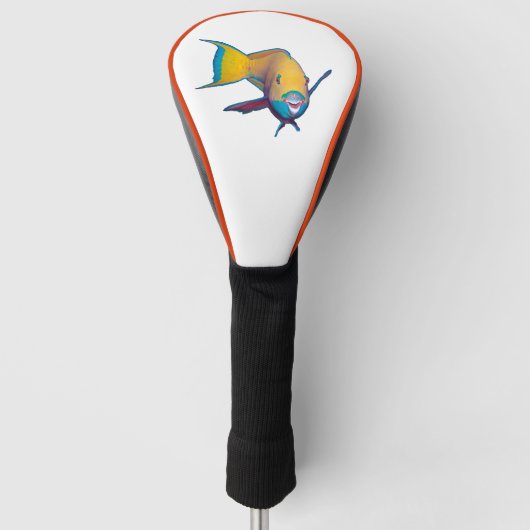 Parrotfish - Abstract Ontwerp - Knippen uit foto | Golfheadcover (Voorkant)