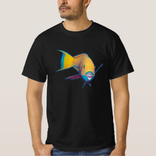 Parrotfish - Abstract Ontwerp - Knippen uit foto T-shirt