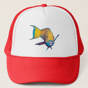 Parrotfish - Abstract Ontwerp - Knippen uit foto   Trucker Pet