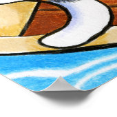 Parrotfish: Ink Colored Pencil Tekening door Andie Poster (Hoek)