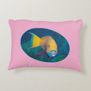 Parrotfish Underwaterphoto - Fotografisch ontwerp Accent Kussen