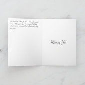 Parrotlet Bird Missing You wenskaart Kaart (Binnen)