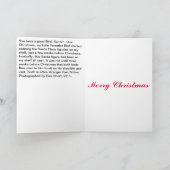 Parrotlet Bird op bezoek bij Kerstman Kaart (Binnen)