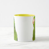 Parrotlet Green Parrotlet Yellow Cup Mok kunst (Midden)