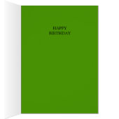 Parrotlet Happy Birthday Kaart (Binnen (Rechts))