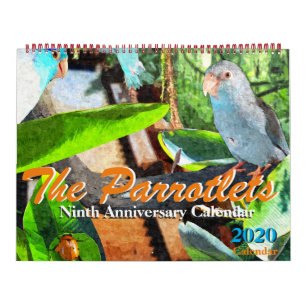 Parrotlets 2020 Annual Photography Calendar Kalender