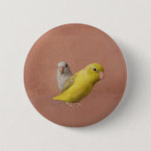 Parrotlets Ronde Button 5,7 Cm (Voorkant)