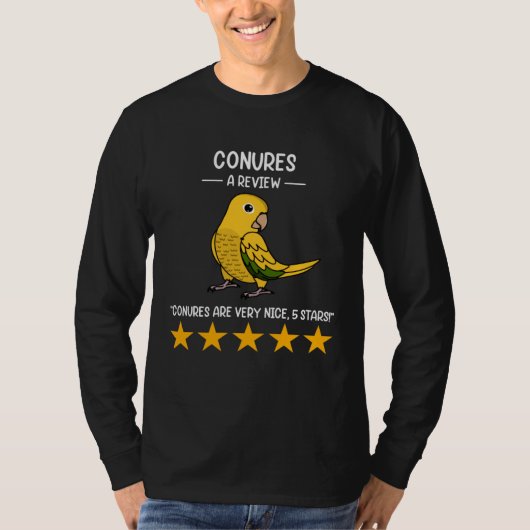 Parrots  A Review Golden Conure T-shirt (Voorkant)