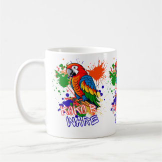 Parrots are colorful koffiemok