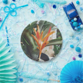 Parrot's Beak Heliconia Perennial Herb Papieren Bordje (Feest)