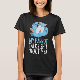 Parrots Bird Budgerigar praat over Quaker Macaw T-shirt