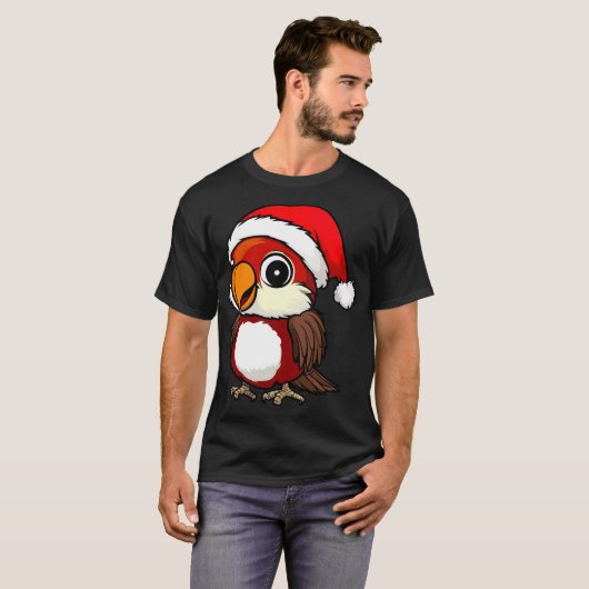 Parrots Christmas T-Shirt (Voorkant volledig)