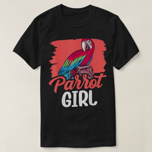 Parrots crème parrots t-shirt (Design voorkant)