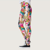 Parrots en palmbladeren 2 leggings (Links)