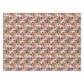 Parrots en palmbladeren 2 tafelkleed (Voorkant (Horizontaal))