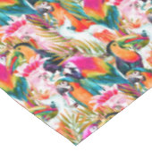 Parrots en palmbladeren 2 tafelkleed (Gekanteld)